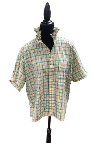 TF Refashioned Ruffle Collar Shirts