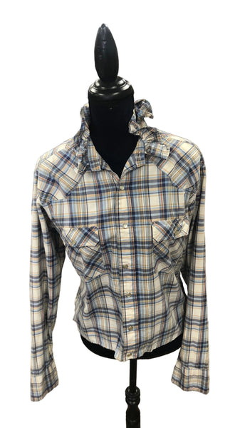 TF Refashioned Ruffle Collar Shirts