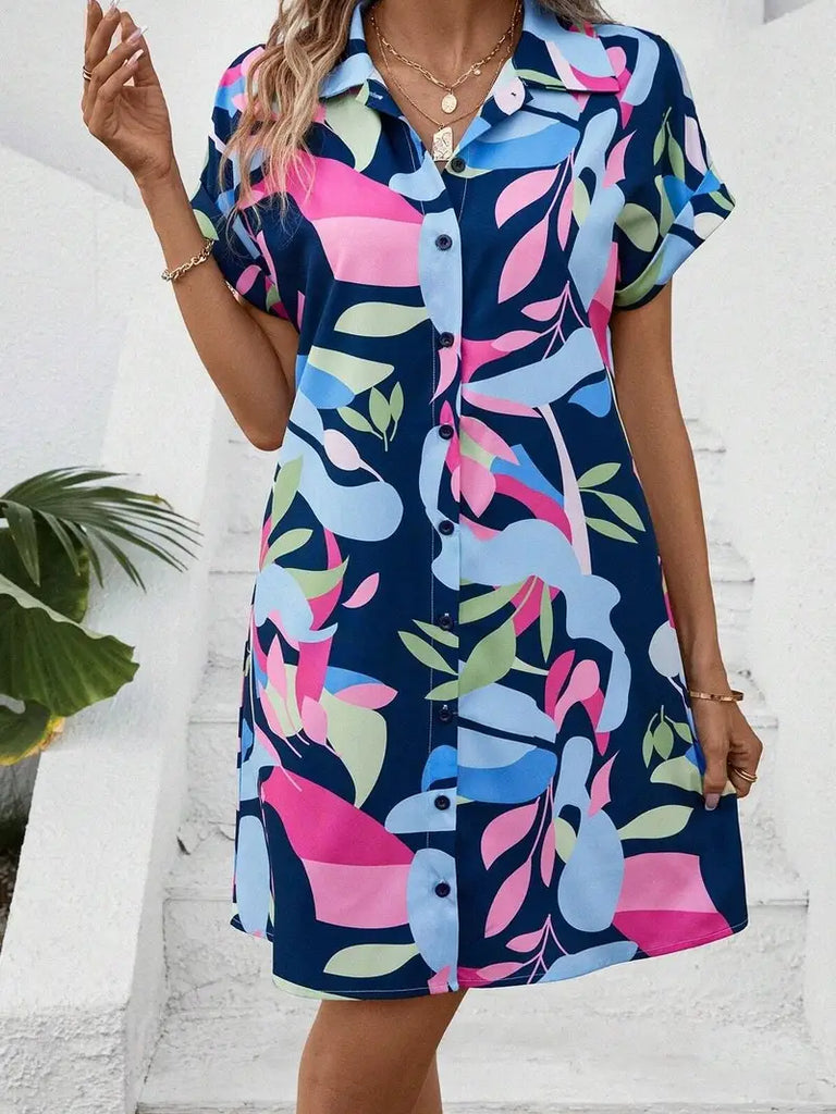 Miss Looking For Fun Dress - Navy