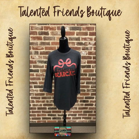 Refashioned Ballinger Bearcats Bow T-shirt