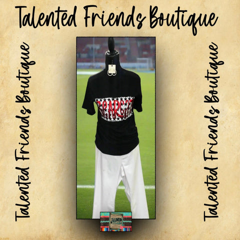 Bearcat Metallic Puff Star Tee
