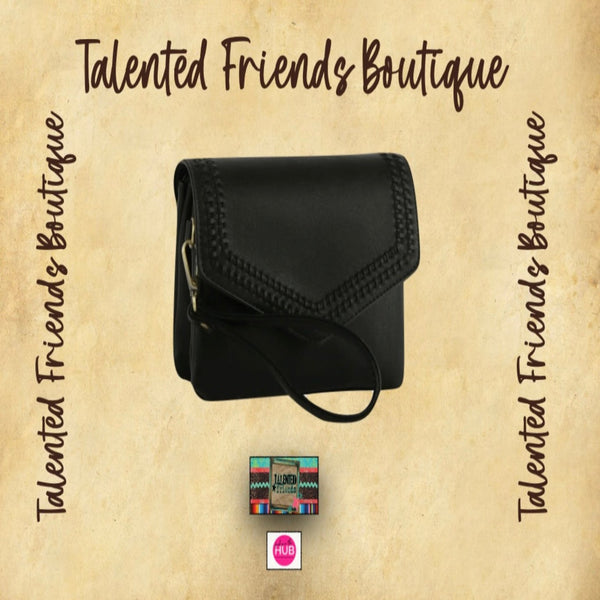 Front Flap Convertible Clutch Crossbody Wristlet