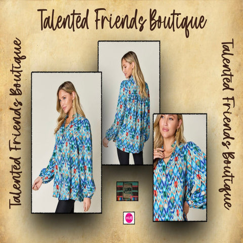 CAS - Miss Make A Choice Button Up Blouse
