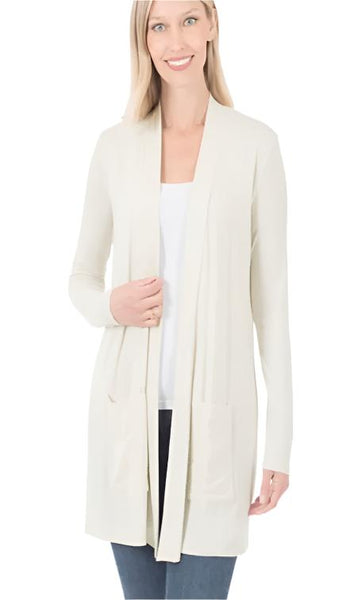 Slouchy Pocket Open Cardigan