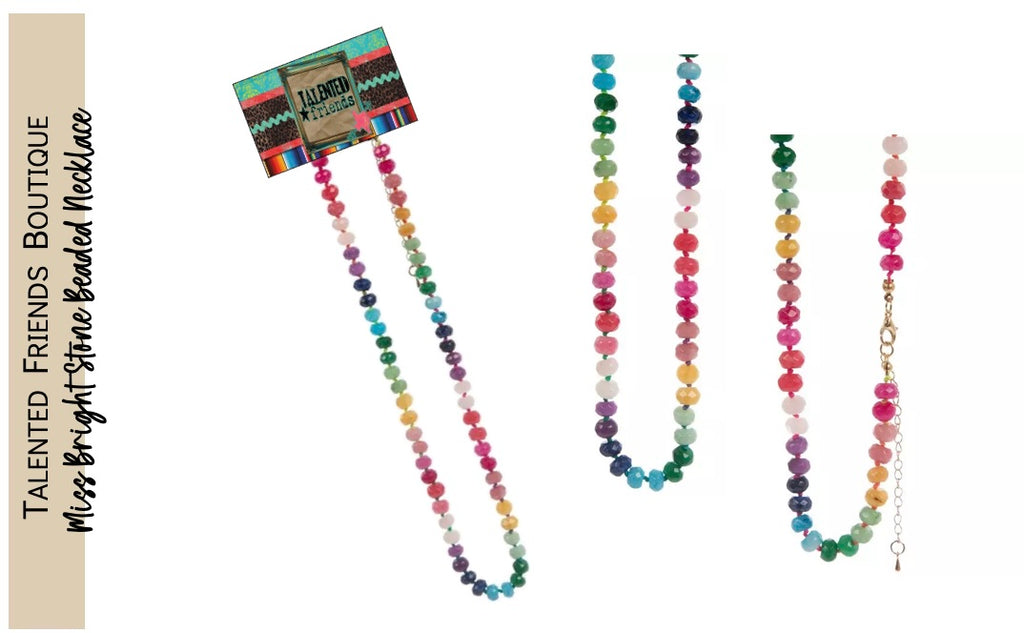 Miss Bright Beaded Necklace