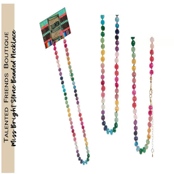 Miss Bright Beaded Necklace
