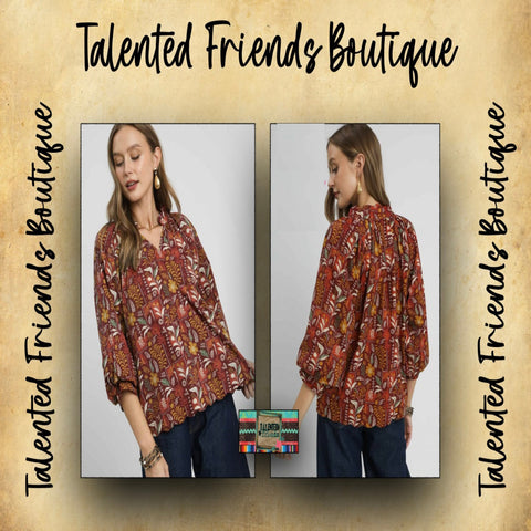 Miss Keep It Up Blouse