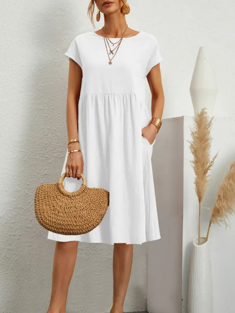 Miss Josie Dress - White