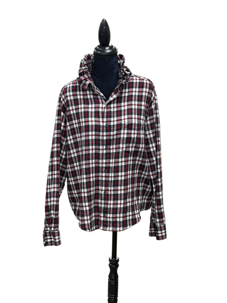 TF Refashioned Ruffle Collar Shirts