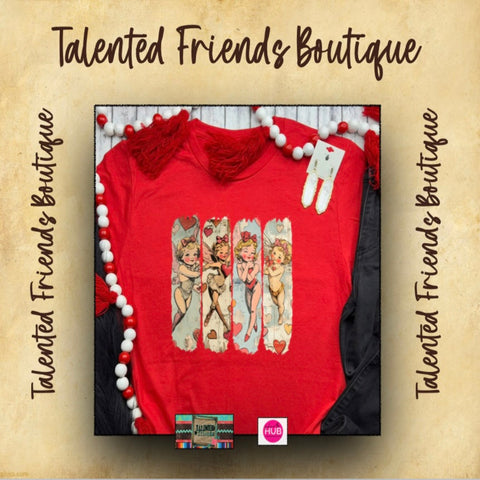 Valentine's - Vintage Cupid T-shirt