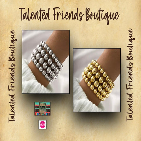 4 Stretch Bracelet Set