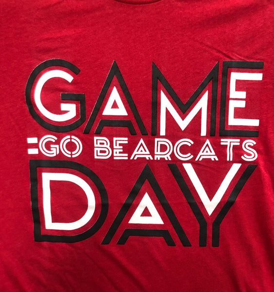 Go Bearcats Game Day T-shirt - Long Sleeve