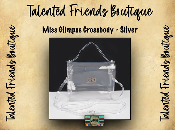 Elevate Your Style Clear Crossbody Bags