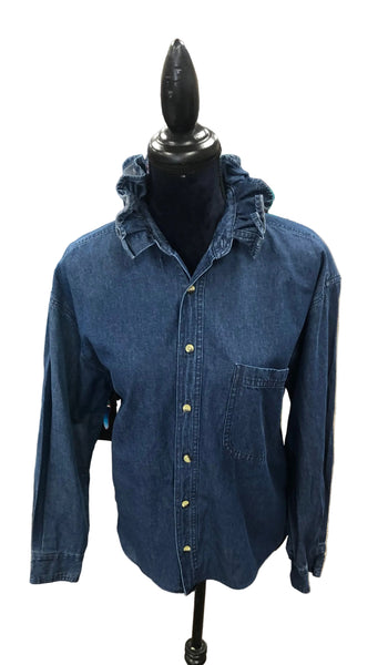 TF Refashioned Ruffle Collar Shirts