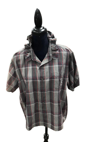 TF Refashioned Ruffle Collar Shirts