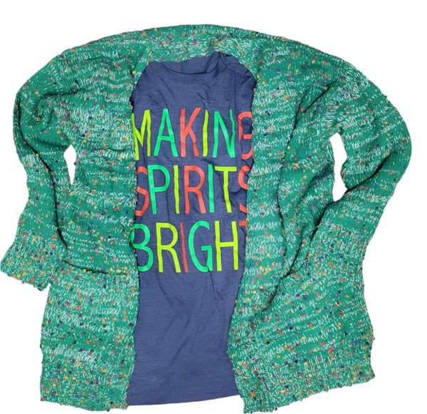 CAS -  Confetti Sweater Cardigan