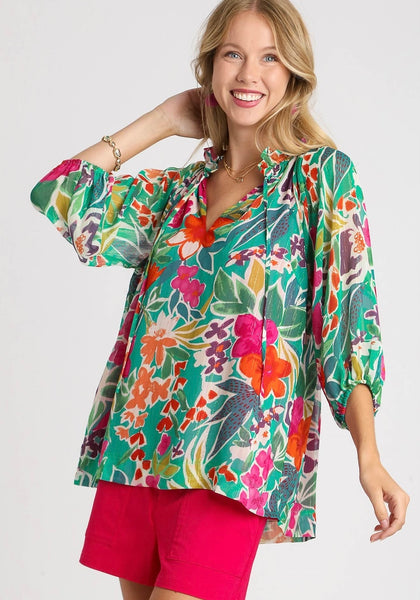 Miss A True Beauty Floral Blouse