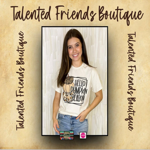 Fall - Miss Hello Pumpkin Season T-shirt