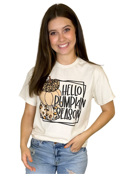 Fall - Miss Hello Pumpkin Season T-shirt