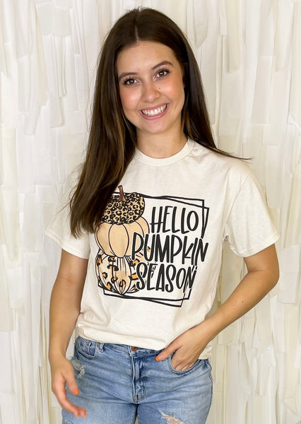 Fall - Miss Hello Pumpkin Season T-shirt
