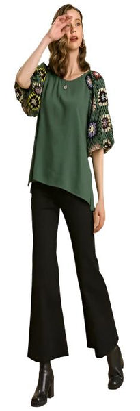 CAS - Miss Give You The Best Top - Forest Green