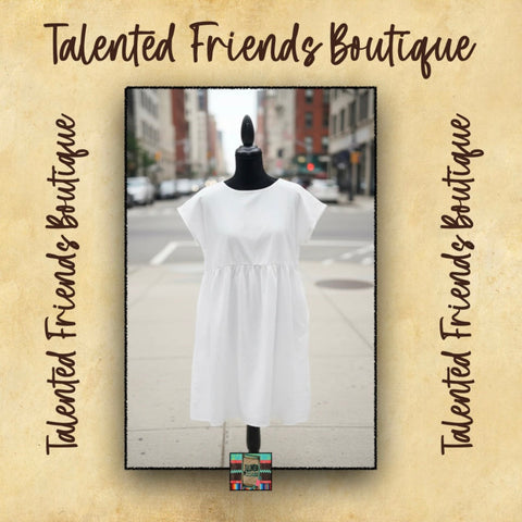 Miss Josie Dress - White