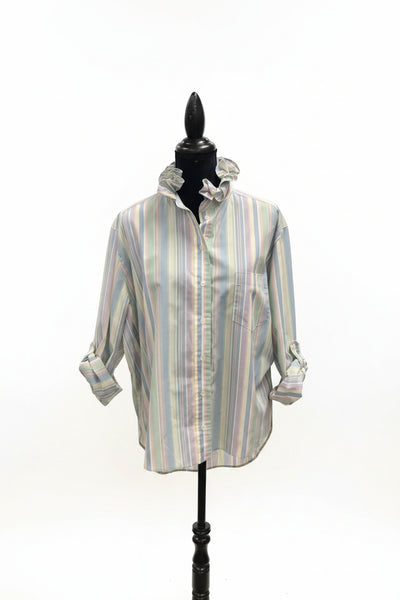 TF Refashioned Ruffle Collar Shirts