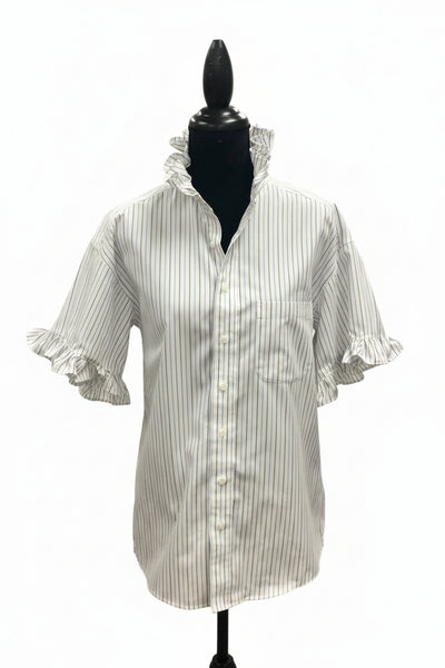 TF Refashioned Ruffle Collar Shirts