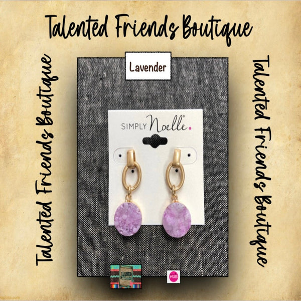 Simply Noelle Druzy Earrings