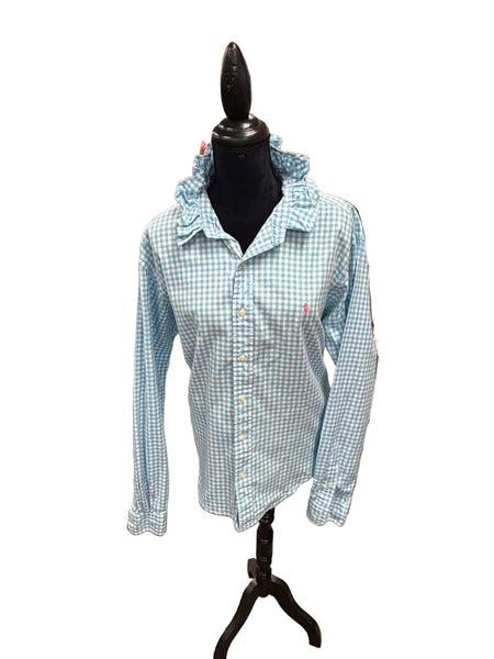 TF Refashioned Ruffle Collar Shirts
