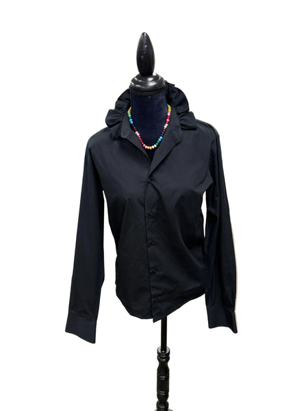 TF Refashioned Ruffle Collar Shirts