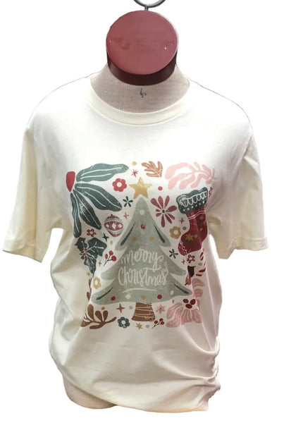 Merry Christmas Tree, Stocking, &  Holly