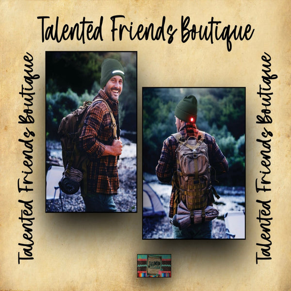 Night Watch LED Rechargeable Beanie - Two Lights