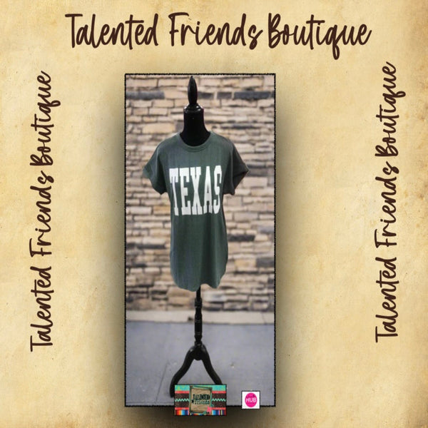 Miss Texas Bold Top - Vintage Olive
