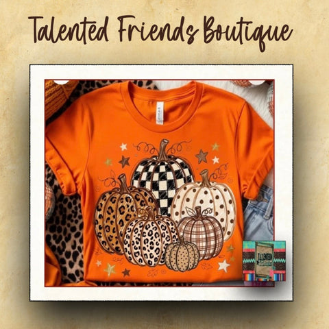 Miss Festive Fall Pumpkin T-shirt