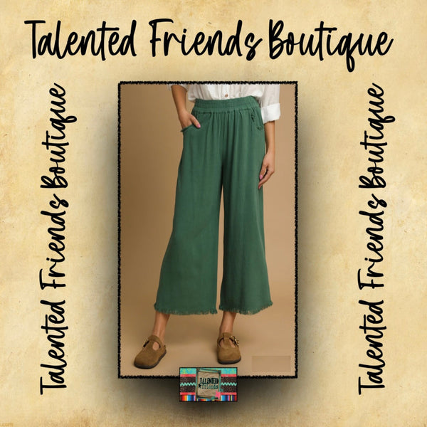 Miss Tight Schedule Pants - Palm Green