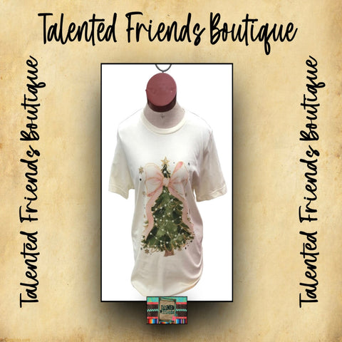 Pink Bow Christmas Tree