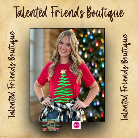 CAS - Christmas - Miss Puff Christmas Tree T-shirt