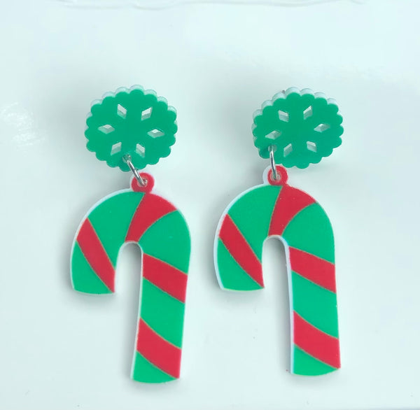 Acrylic Christmas Earrings