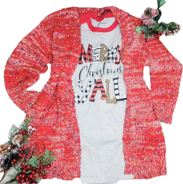 CAS -  Confetti Sweater Cardigan