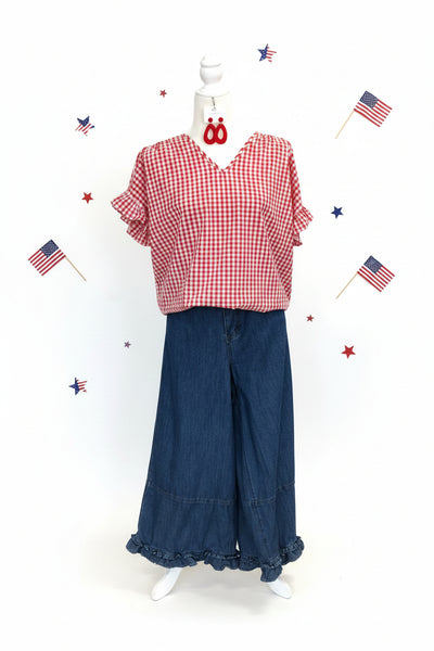 Miss Darla Ruffle Leg Jeans