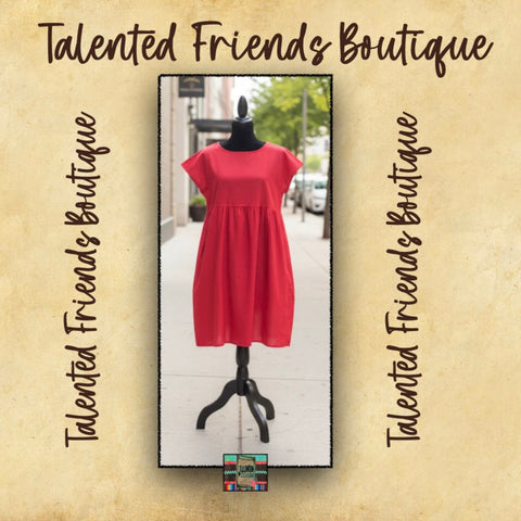 Miss Josie Dress - Red
