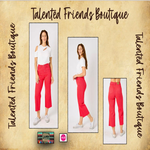 Miss Ruby Do JB Cropped High Rise Jeans