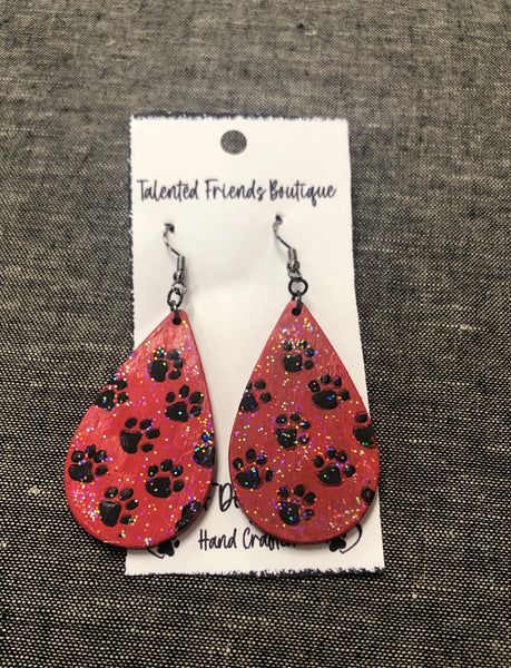 Red & Black Spirit Earrings