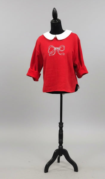 Red Bow Sweatshirt