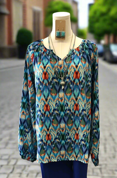 CAS - Miss Make A Choice Blouse - Blue