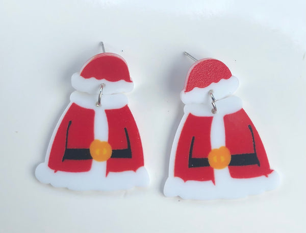 Acrylic Christmas Earrings