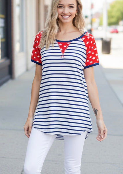 Miss Stars & Stripes Top
