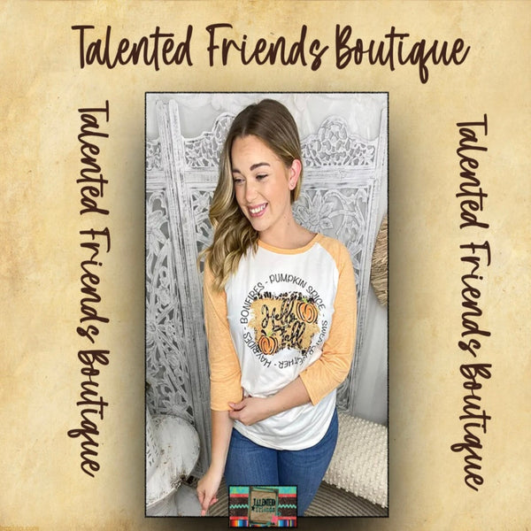 Fall - Hello Fall  Raglan