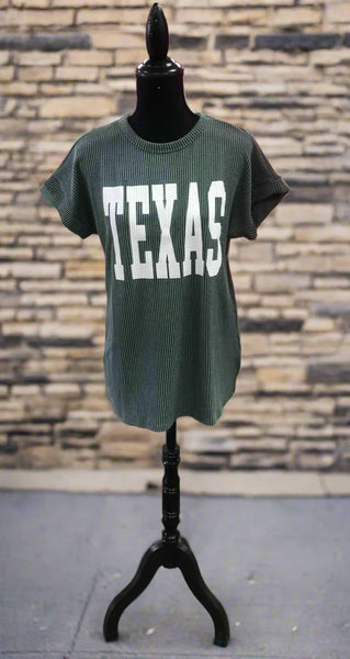 Miss Texas Bold Top - Vintage Olive